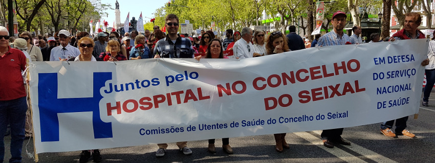 Governo PS pretende excluir as populações do concelho de Sesimbra da área de influência do novo Hospital no Seixal