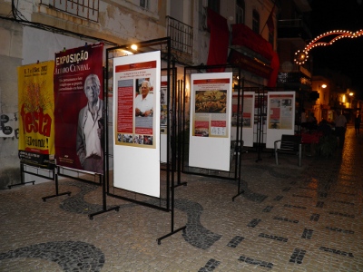 Foto Exposio Centenrio lvaro Cunhal no CT Montijo