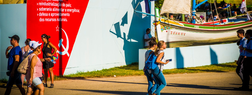 Debates no Espaço de Setúbal na Festa do Avante! 2018