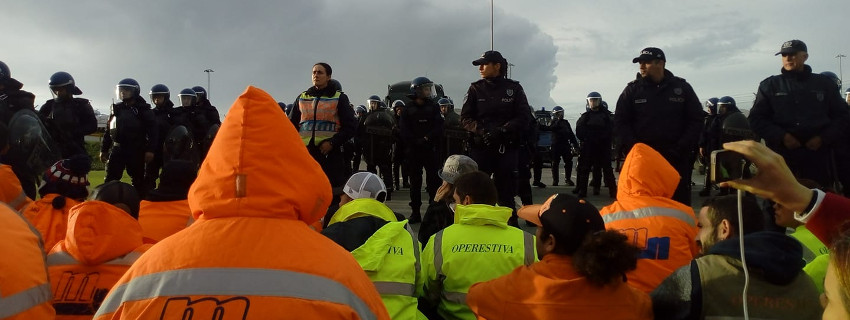 Solidariedade com a luta dos Estivadores de Setúbal pelo fim da precariedade