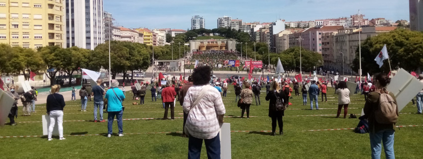 Assinalamos e afirmamos Abril para um Maio de Luta e Confiança!